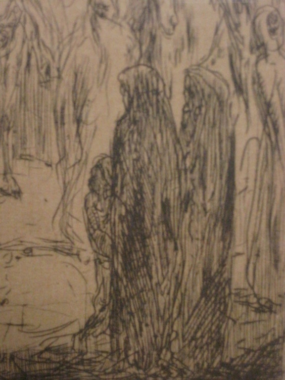 Marius Bauer 1867-1932 ets "feestelijke intocht" ca. 1910 in plaat gesign. kopen? Bied vanaf 1!