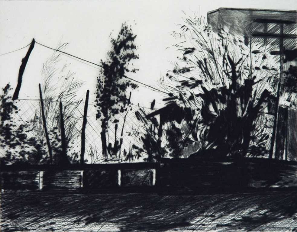 Hanne Huisjes: De windvlaag - ets, 1982 kopen? Bied vanaf 24!