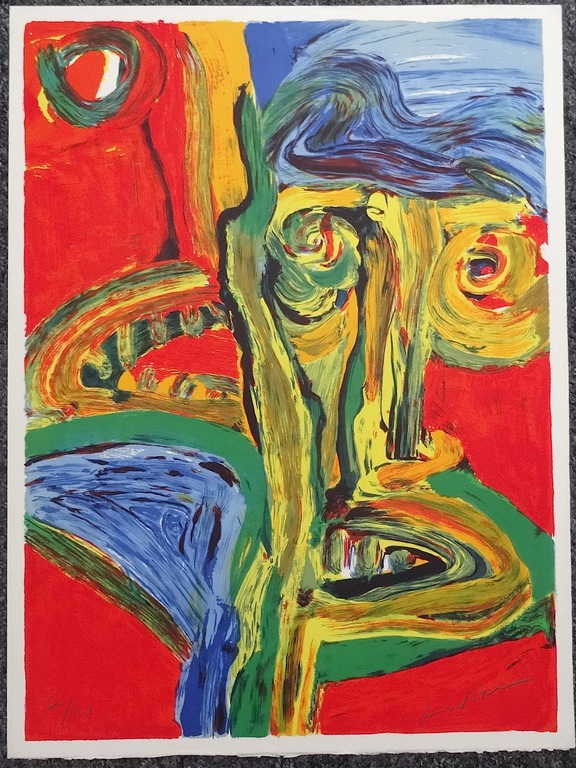 Bengt Lindstom - Zeefdruk, gesigneerd en genummerd verkocht voor € 189!