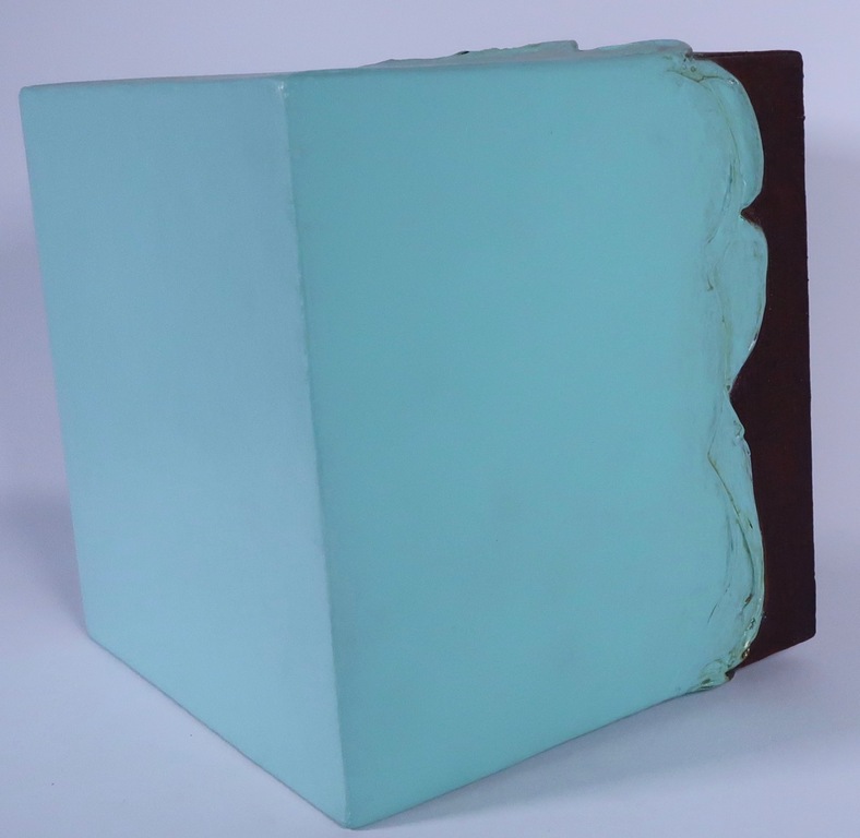 Ronald Ruseler: Wandobject, Acryl op hout, Het 3e land (Totem) kopen? Bied vanaf 80!