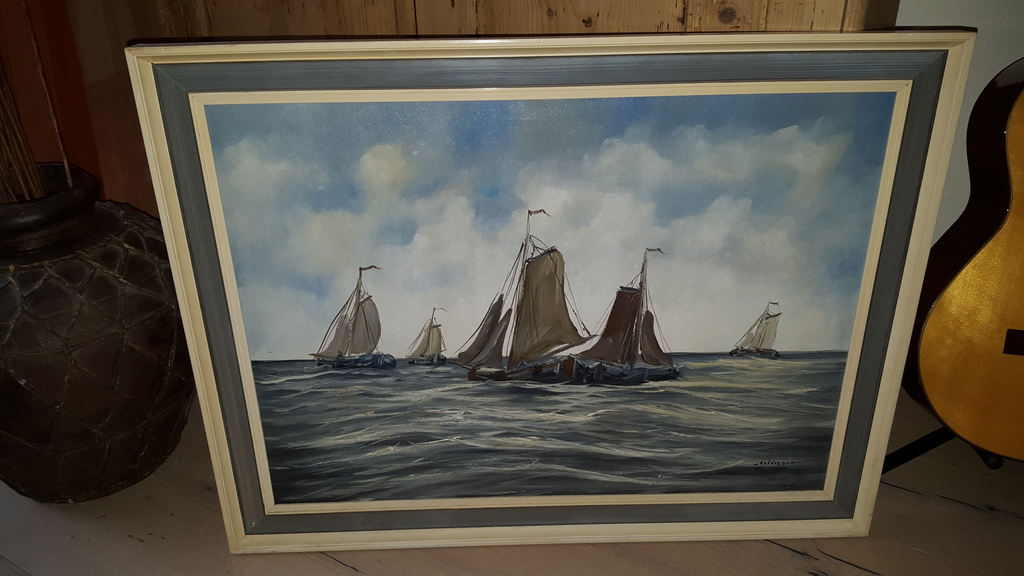 Jan Kelderman (1914-1990) - olieverf op doek (70x50), gesigneerd r.o.  kopen? Bied vanaf 69!