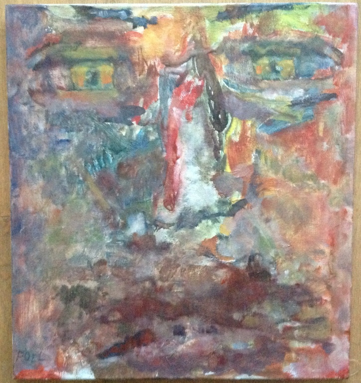 Theo van der Poel (1951): olieverf op doek, gezicht kopen? Bied vanaf 20!