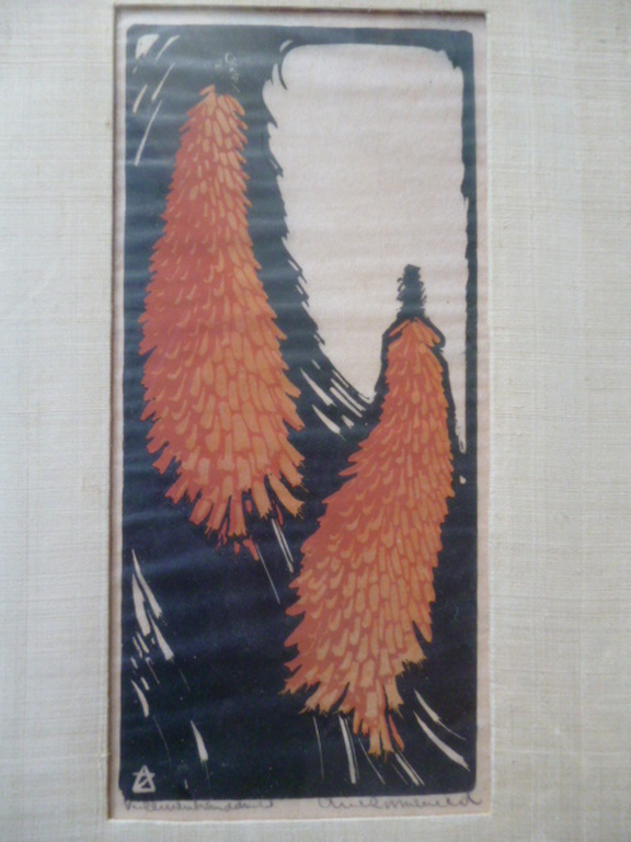 Arie Zonneveld - kleurenhoutsnede - Vuurpijlen kopen? Bied vanaf 100!