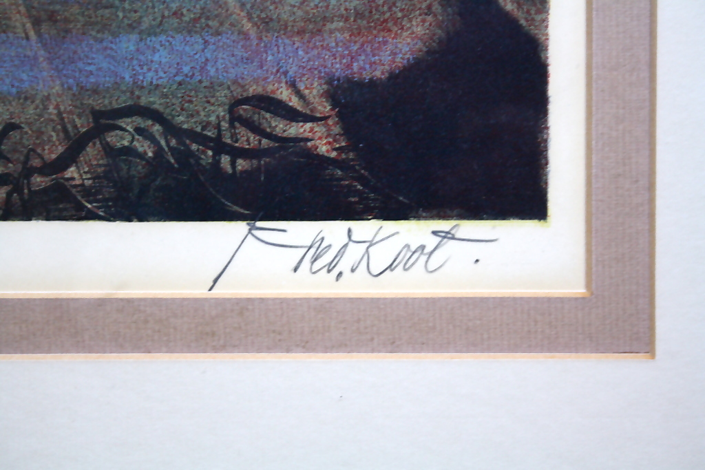 Fred Koot Kleurenlitho 'Fama' kopen? Bied vanaf 245!