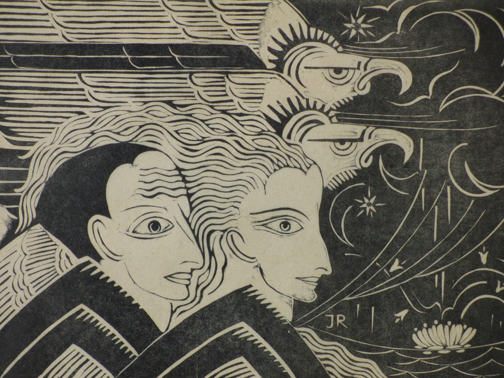 John Raedecker, Beweging Vooruit, Houtsnede kopen? Bied vanaf 45!