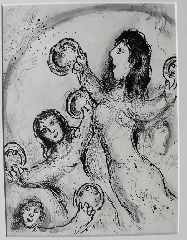 Marc Chagall -MARIE LA PROHETESSE II- Heliogravure van Draeger Paris 1960  kopen? Bied vanaf 1!