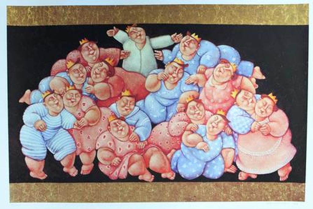 ADA BREEDVELD. -WAUW!!.. I am your Grandparent!!- Zeefdruk. 1999. verkocht voor € 44!