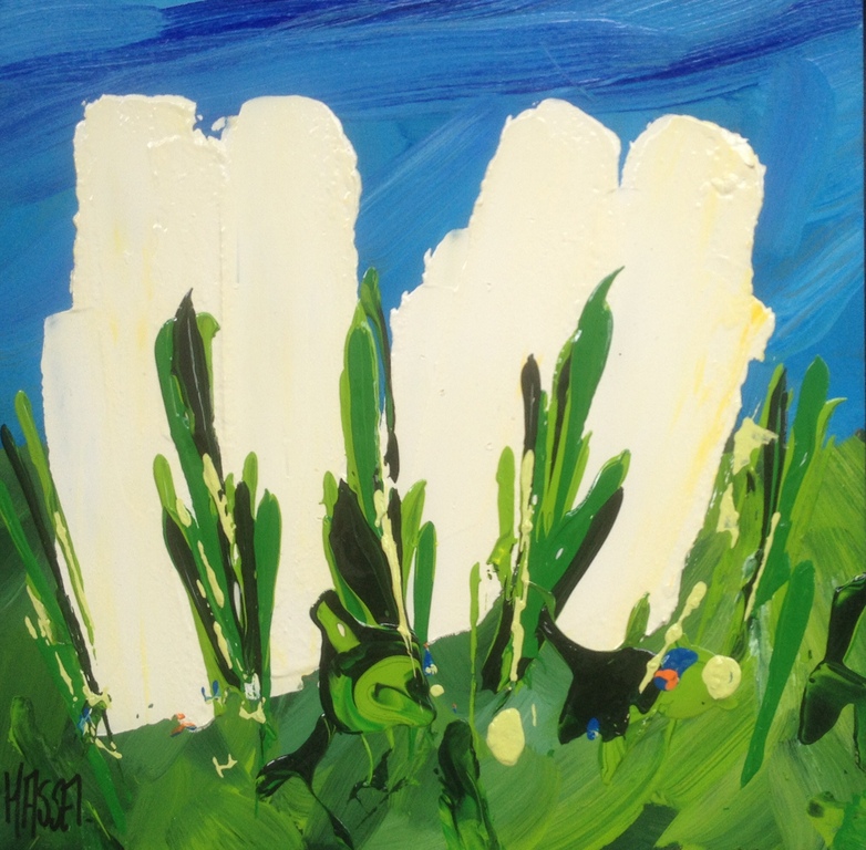Ad van Hassel - Tulpenschilderij in baklijst (2) kopen? Bied vanaf 1!