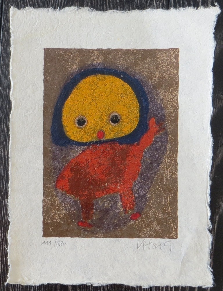 Prachtige zeefdruk van Vetere verkocht voor € 75!