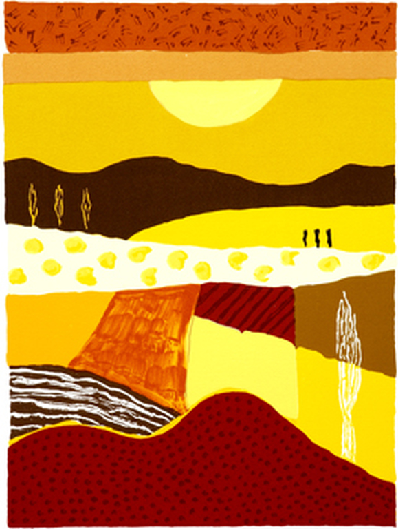 Ronald Boonacker, Monte del Rey/Del Lago, Italië, zeefdruk kopen? Bied vanaf 1!