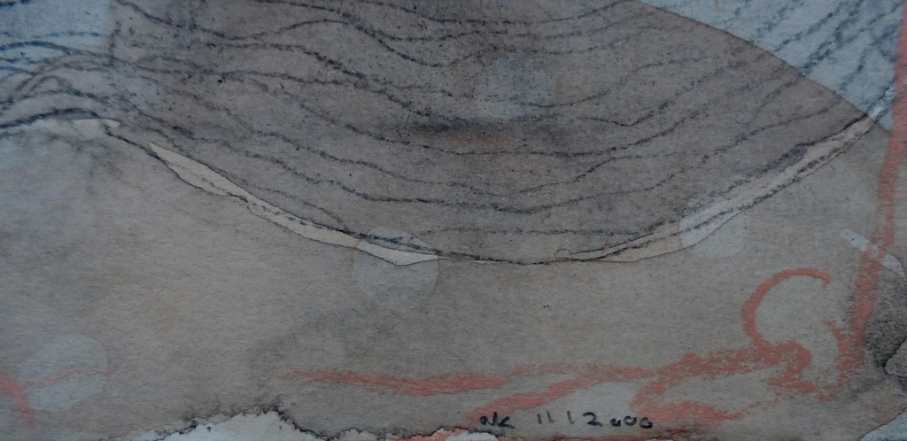 Arno Kramer - gemengde techniek: 2 gezichten - gesigneerd - 2000 kopen? Bied vanaf 149!