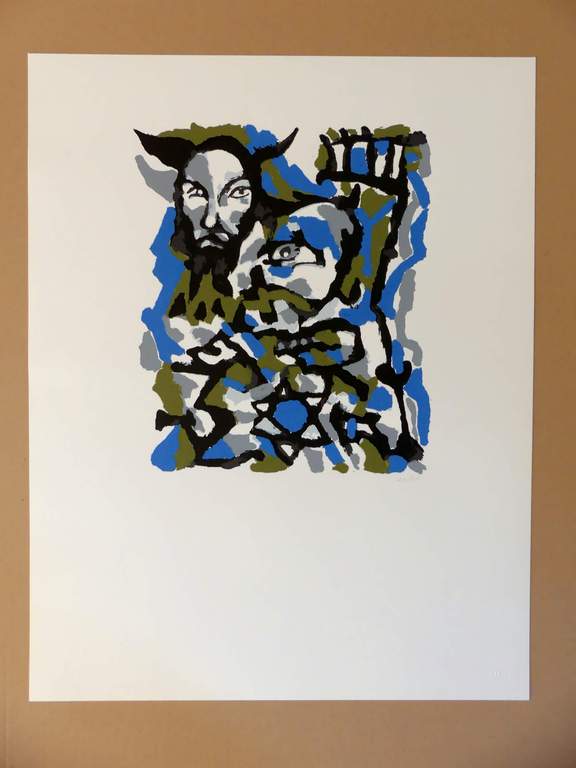 Lucebert, zeefdruk voor stichting 1940 -1945 kopen? Bied vanaf 199!