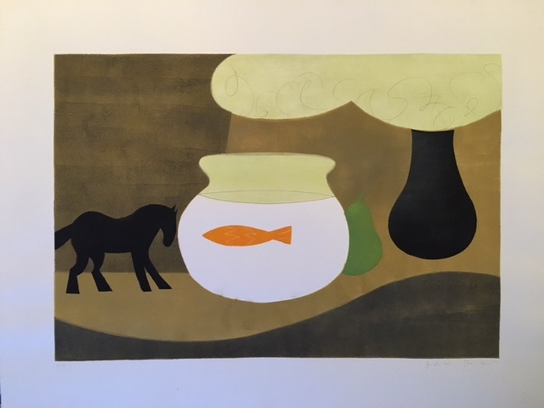 Judith Stolker, Kleurenzeefdruk handgesigneerd, e.a. kopen? Bied vanaf 25!