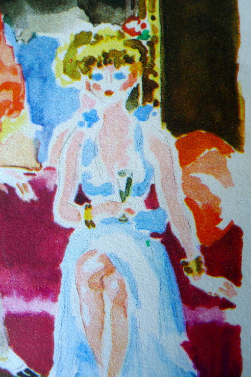 Kees van Dongen, illustratie  naar aquarel uit a La Recherche du  Temps Perdu. kopen? Bied vanaf 1!
