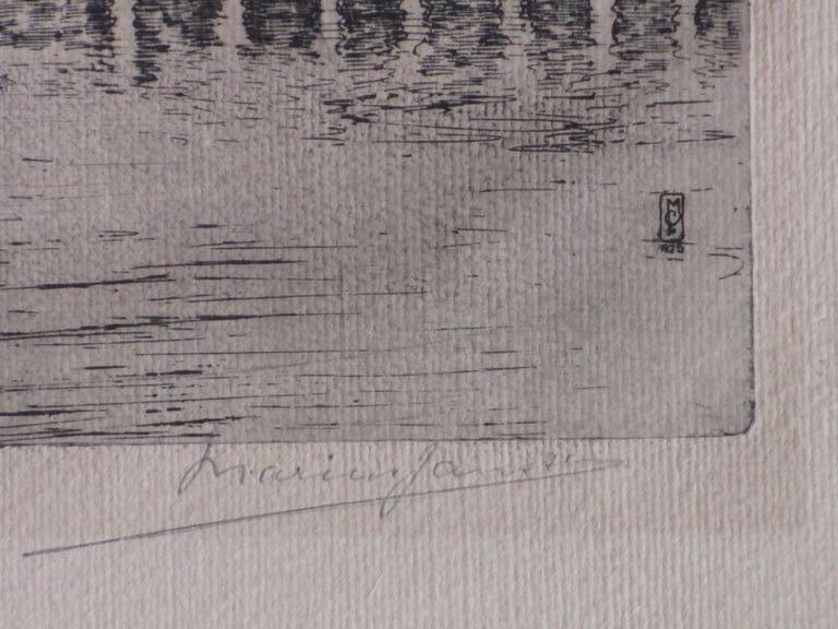 Marius Janssen, Gezicht op Zierikzee, Ets kopen? Bied vanaf 30!