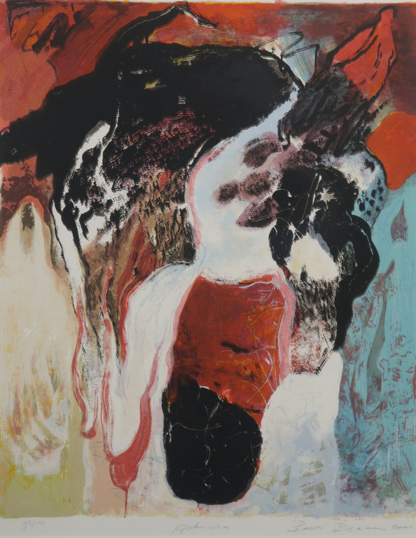 Bert Braam: Zeefdruk, Admira - Ingelijst kopen? Bied vanaf 40!