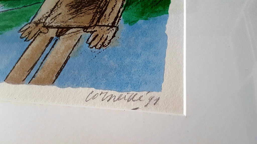 Corneille: zeefdruk, Promenade  kopen? Bied vanaf 150!