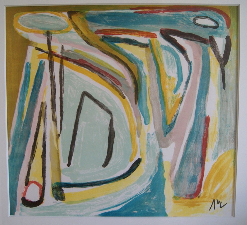 Bram van Velde 8 kleuren litho MP402 verkocht voor € 625!