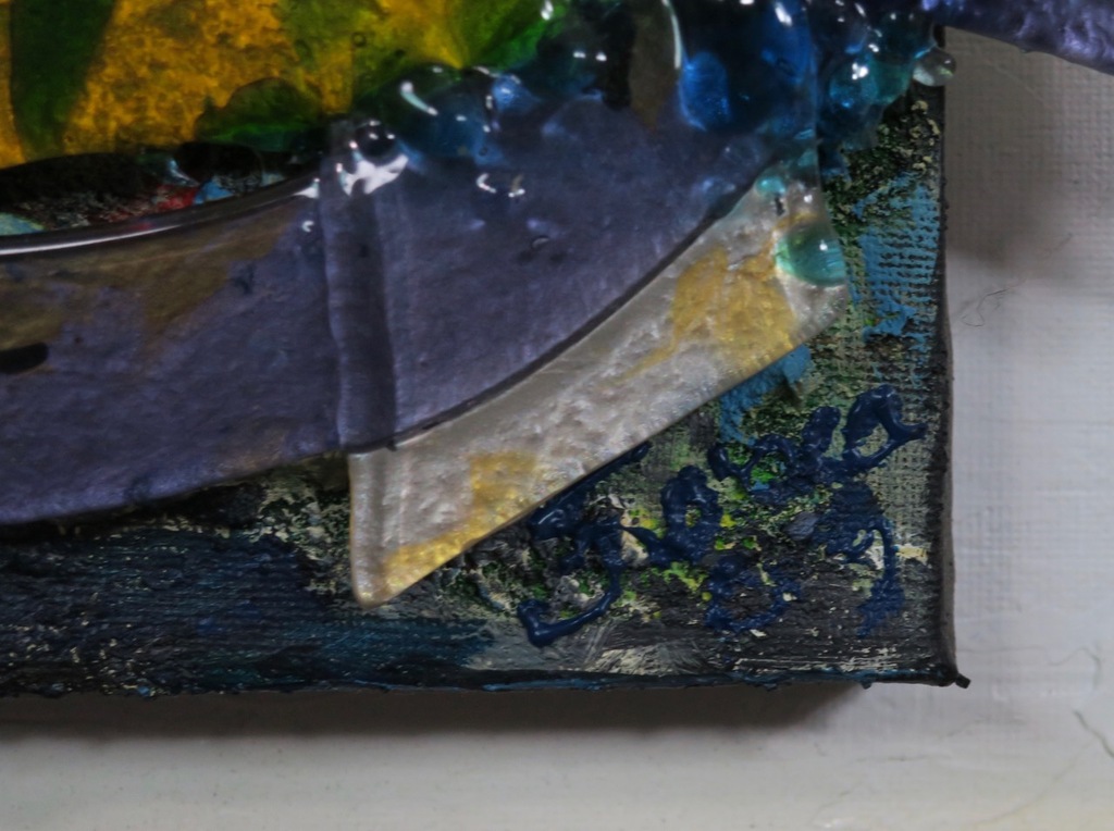 Franca Muller Jabusch: Gemengde techniek op doek, Sailing II - Ingelijst kopen? Bied vanaf 100!