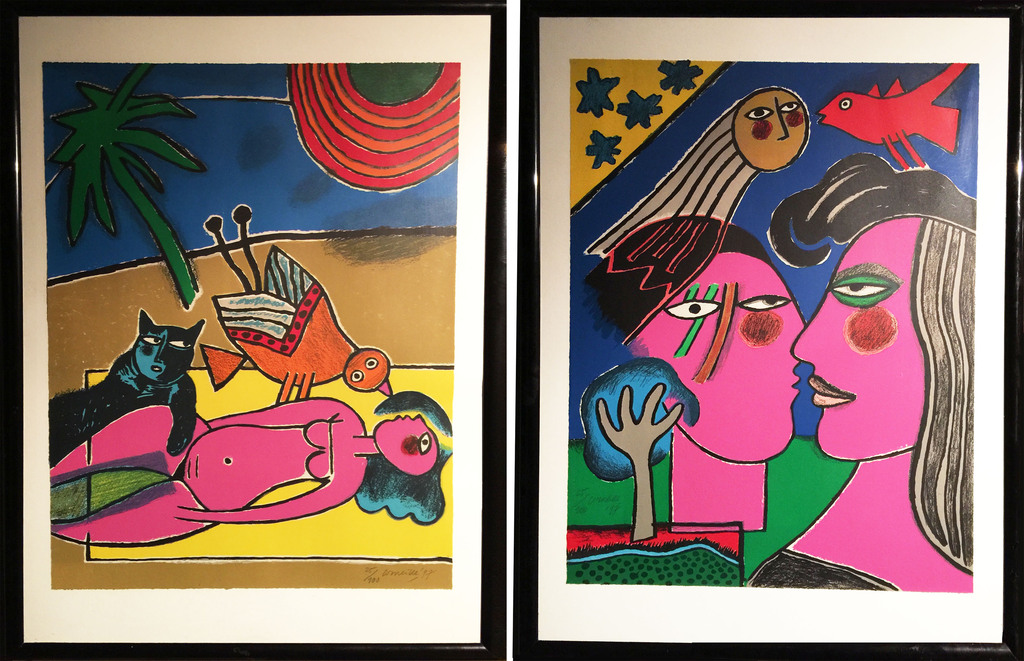 CORNEILLE - Lithografie handgesigneerd- speciale editie - "Couple sous un Ciel" kopen? Bied vanaf 175!