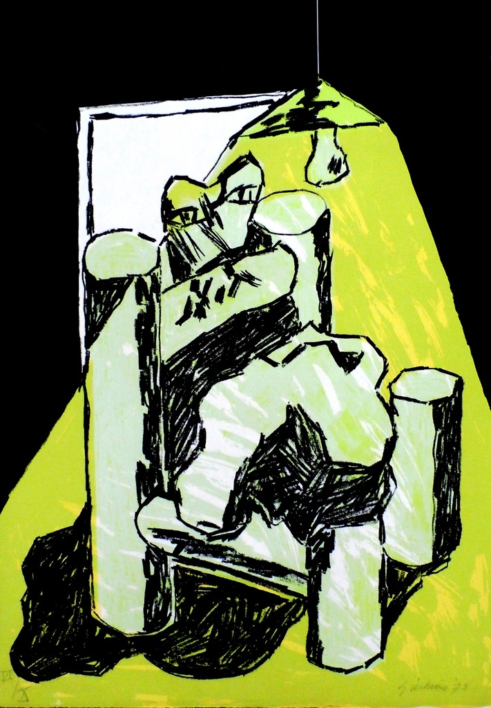 Jan Sierhuis - Litho  - 1973 kopen? Bied vanaf 60!