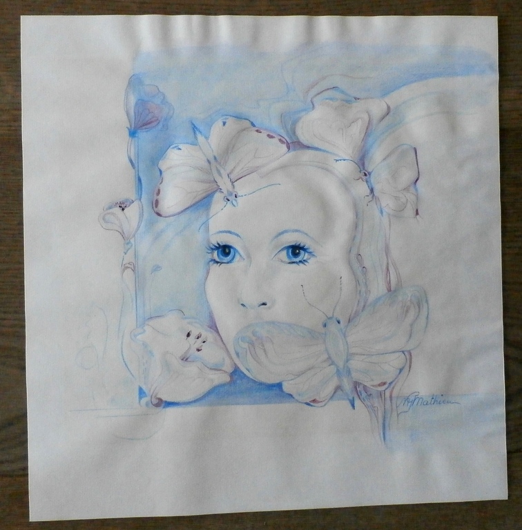 N.G. Mathieu - aquarel  kopen? Bied vanaf 1!