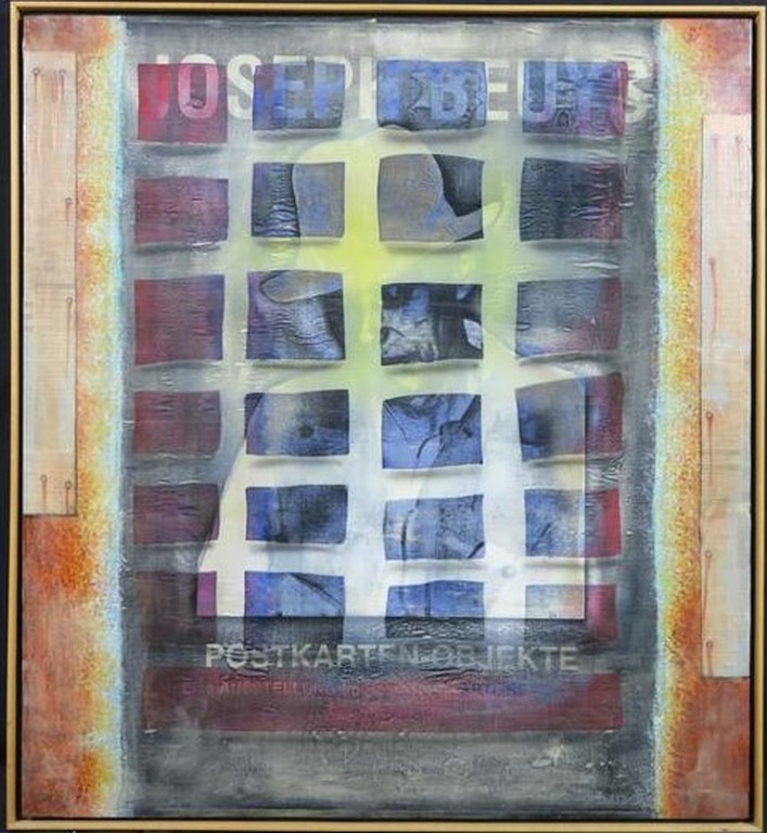 Onbekend gesigneerd: Gemengde techniek, Joseph Beuys - Ingelijst kopen? Bied vanaf 1!