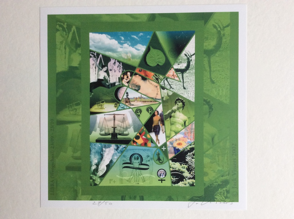 Jack Vissers - AstroArts - hand gesigneerd offset litho LIBRA kopen? Bied vanaf 1!