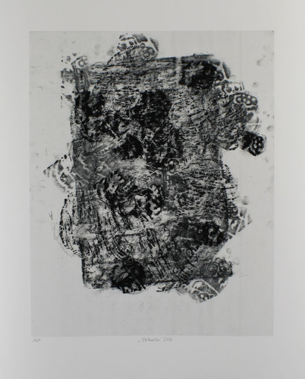 Adochi. -Komposition IV - Pigmentdruk op katoenpapier. 2016 kopen? Bied vanaf 39!