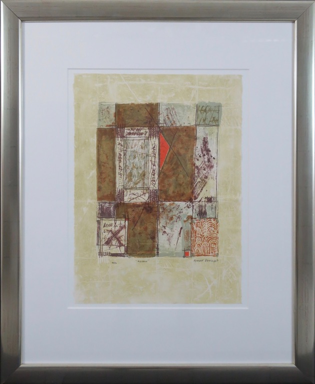 Bernard Remusat: Carborundum, Arleaux - Ingelijst verkocht voor € 50!