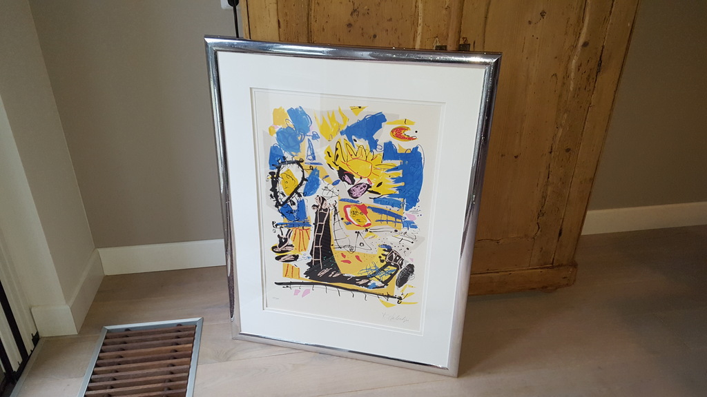Kees Salentijn (1947) - "spanje" - litho (groot), gesigneerd en ingelijst kopen? Bied vanaf 145!