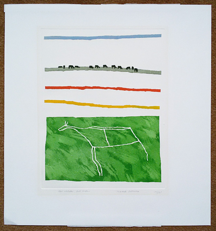 Harrie Gerritz - Het verleden, het heden, aquatint ets kopen? Bied vanaf 65!