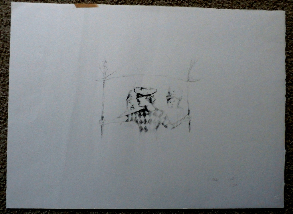 Han Mes - litho kopen? Bied vanaf 15!