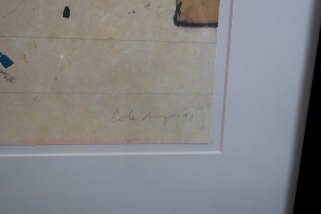 Cole Morgan: Litho, Black Arc - Ingelijst (groot) kopen? Bied vanaf 175!