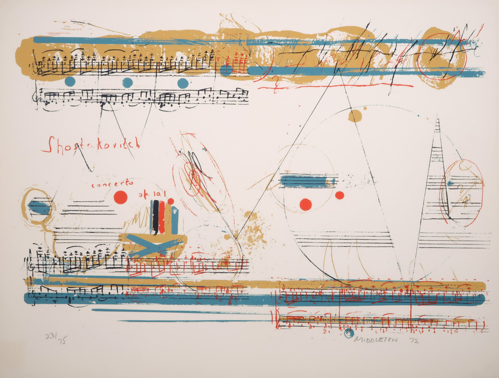 Sam Middleton: Zeefdruk, Shostakovitch concerto op.101 kopen? Bied vanaf 35!