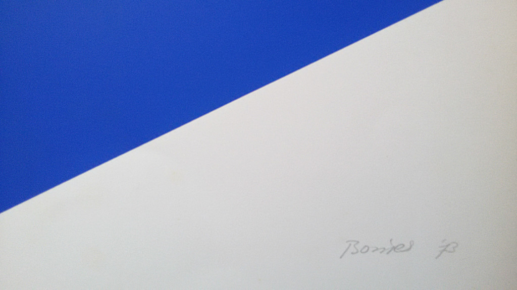 Bob Bonies - Geometrische compositie, zeefdruk kopen? Bied vanaf 1!