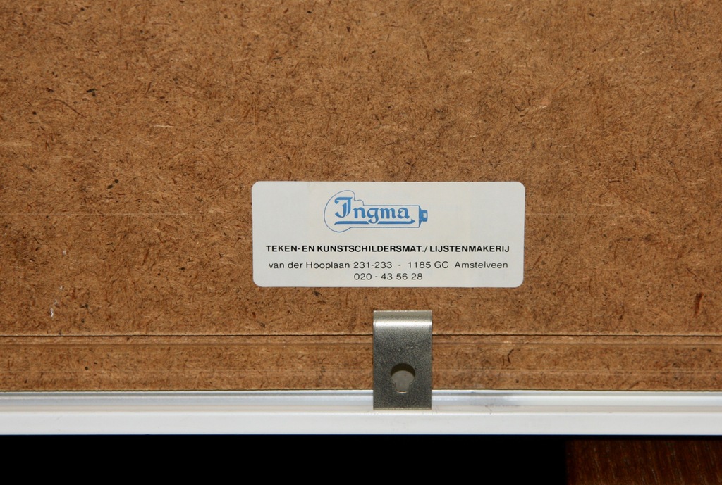 Flip van der Burgt: 3 kleuren houtsnede: Cannes kopen? Bied vanaf 175!