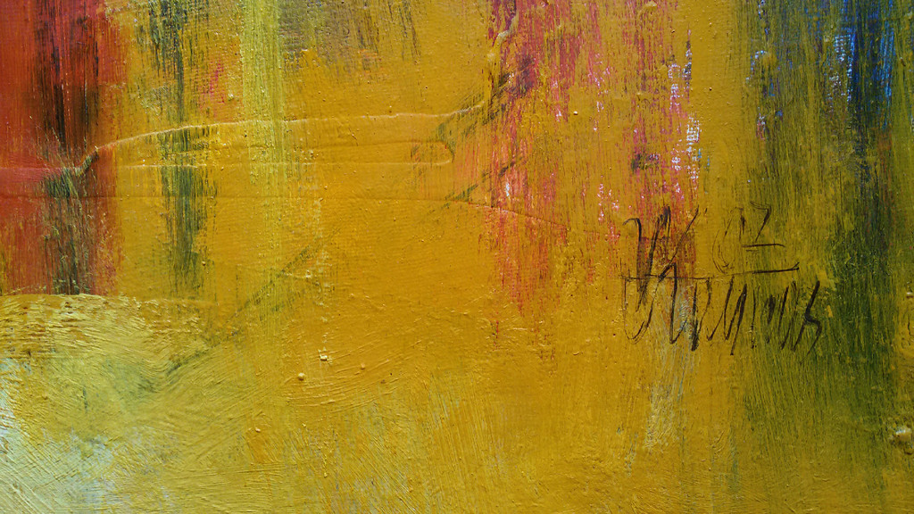 Vytautas Kaunas - St. Jans in Gouda, olieverf op doek (mooi ingelijst, groot) kopen? Bied vanaf 210!