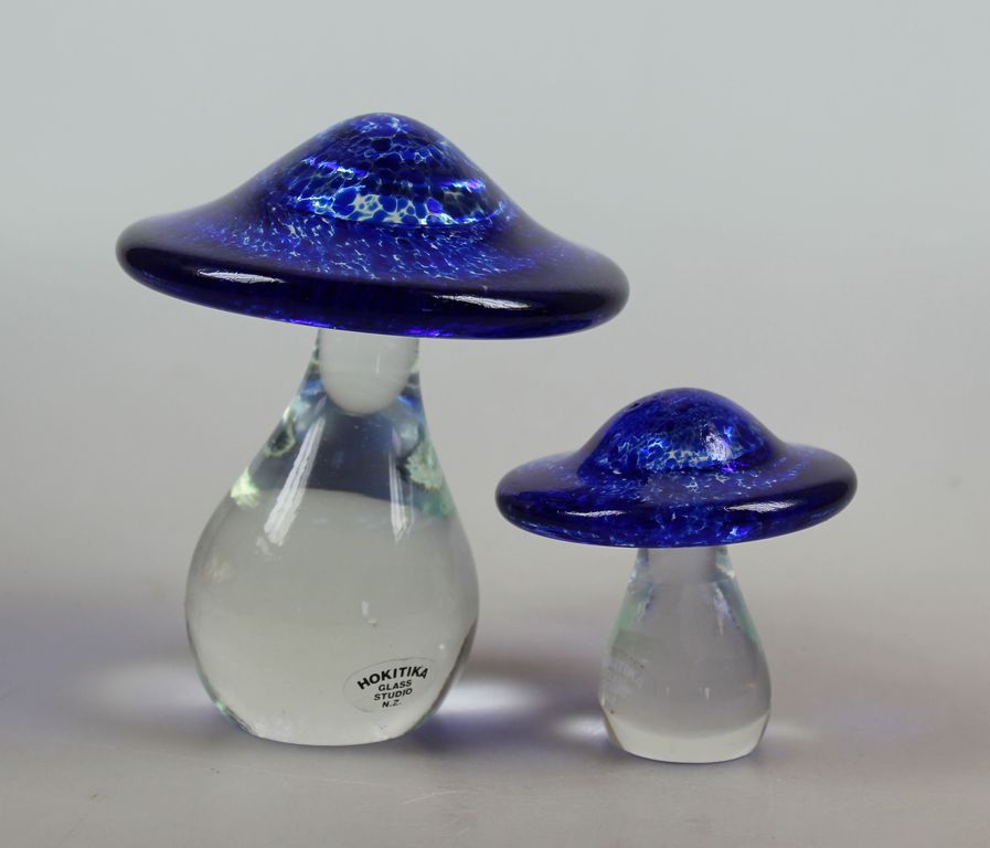 Anthony WIlson Hokitika studio glas twee paddenstoelen Nieuw-Zeeland kopen? Bied vanaf 35!