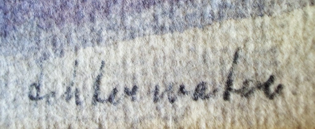 Wim Motz: tekening/aquarel, Achterhaven Rotterdam/Delfshaven kopen? Bied vanaf 50!