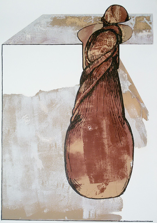 Horst Egon Kalinowski - Chair nouée, zeefdruk (groot) verkocht voor € 55!