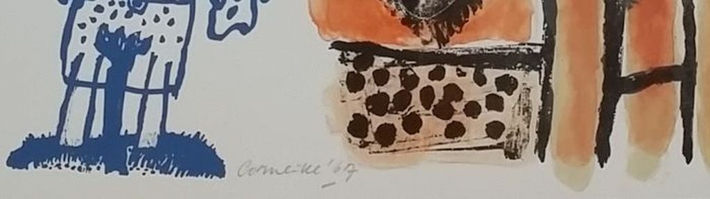 Corneille - Femmes de nuit et d'Aube - zeldzame vroege litho - 1967 - oplage 90 kopen? Bied vanaf 580!