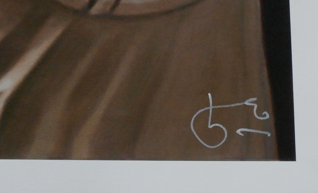 Willi Kissmer - giclee op linnen: Half naakt met 2 doeken - groot! kopen? Bied vanaf 250!