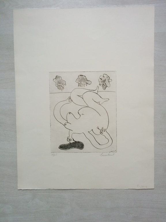 Lucebert originele ets, handgesigneerd en genummerd 11 van 25 stuks, 1979 CoBrA kopen? Bied vanaf 280!