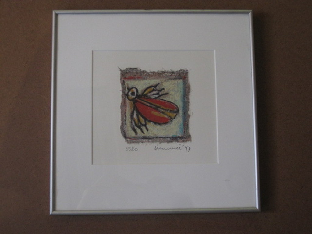 Hans Innemee (1951-) - nagekleurde zeefdruk in zeer beperkte oplage - gesigneerd kopen? Bied vanaf 1!