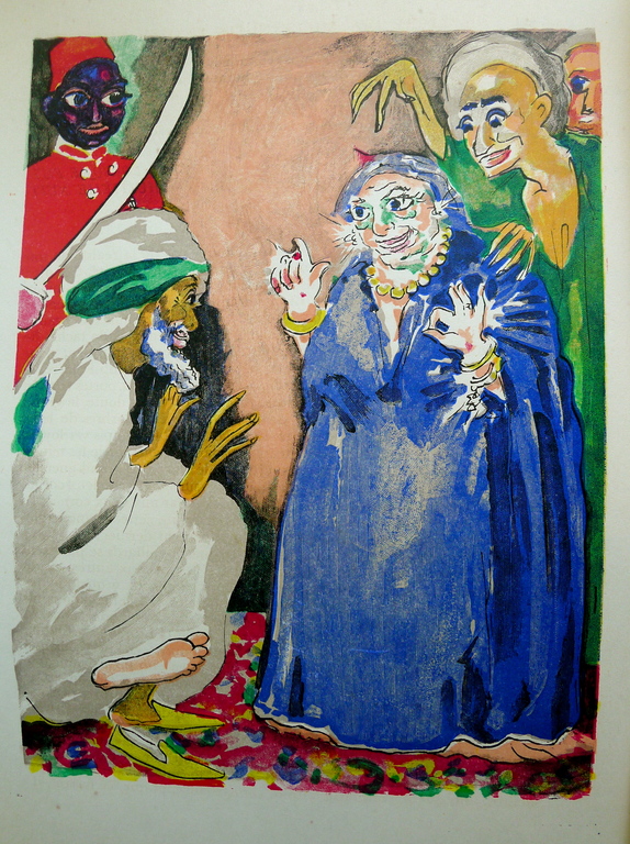 Kees van Dongen , twee houtgravures  naar aquarellen uit 1001 nacht, 1955 . kopen? Bied vanaf 20!