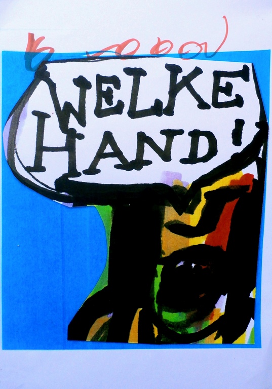  Herman Brood - proefdruk: Welke hand? - 2000  verkocht voor € 75!