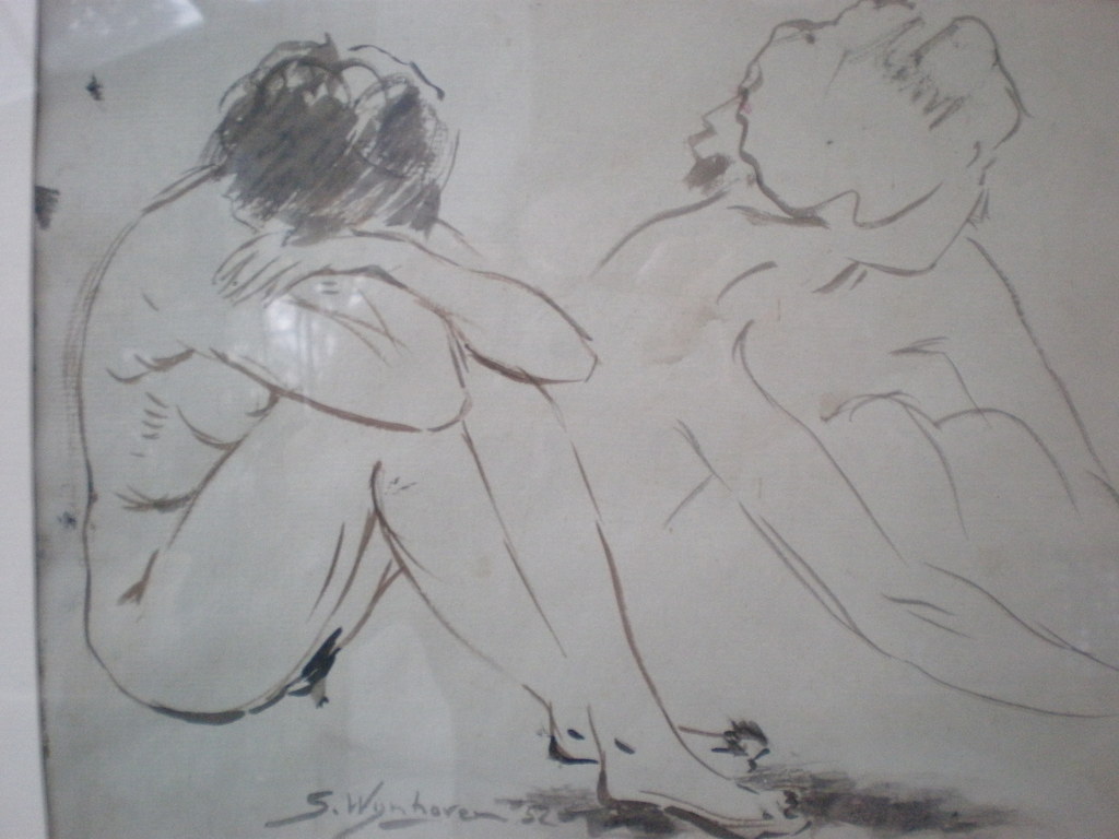 Naakt van de bekende Dordtse kunstenaar Steef Wijnhoven [1898 - 1969] kopen? Bied vanaf 25!