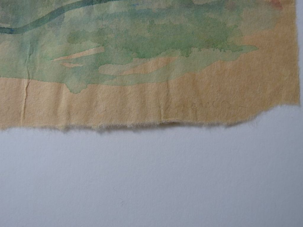 Hans van der Linde: Aquarel, Landschap  kopen? Bied vanaf 1!