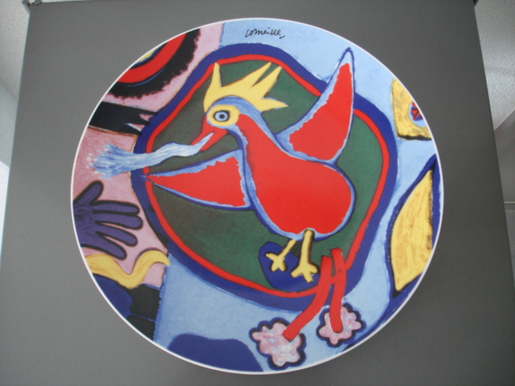 CORNEILLE - poseleinen schaal - vrolijke vogel kopen? Bied vanaf 30!